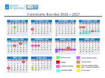 Calendario escolar curso 26-27