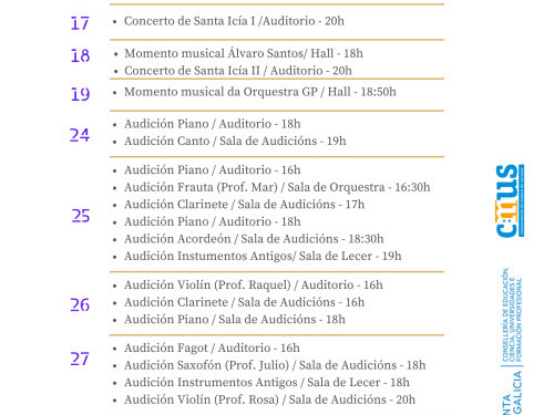 Actividades mes de novembro