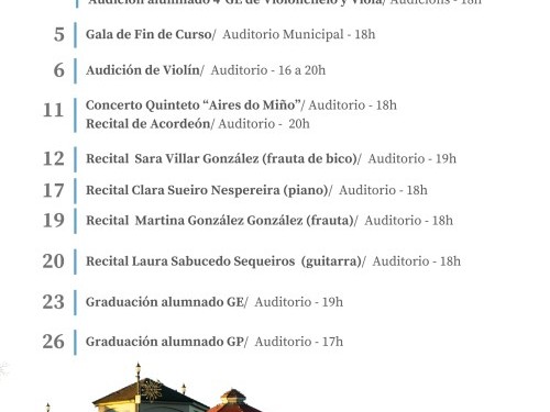 Actividades mes de xuño