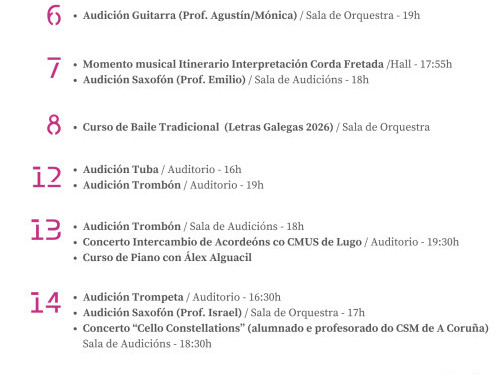 actividades mes de maio 1ª quincena