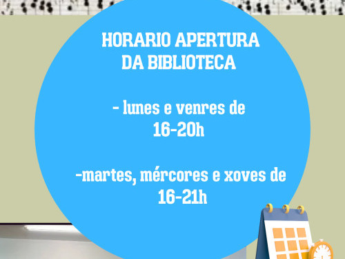 Horario apertura biblioteca