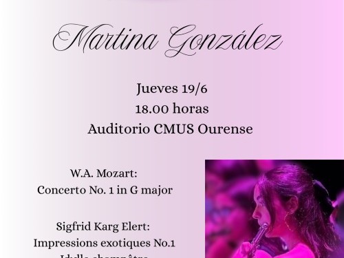 Recital Martina González González (frauta)