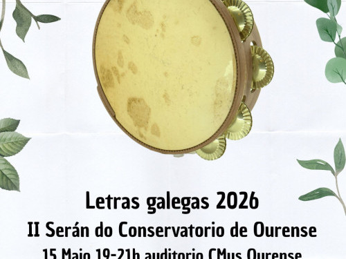 II Serán do Conservatorio de Ourense (Letras Galegas 2026)