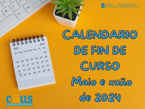 Calendario FINAL DE CURSO