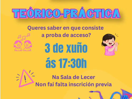 Sesión teórico-práctica para proba de acceso a 1ºGE